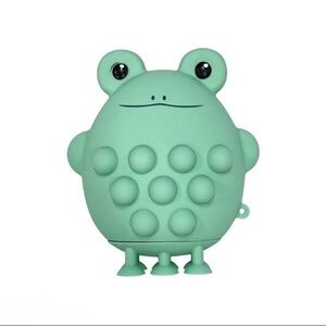 New Target Bullseye Playground Light up Silicone Green Frog Pop it Fidget